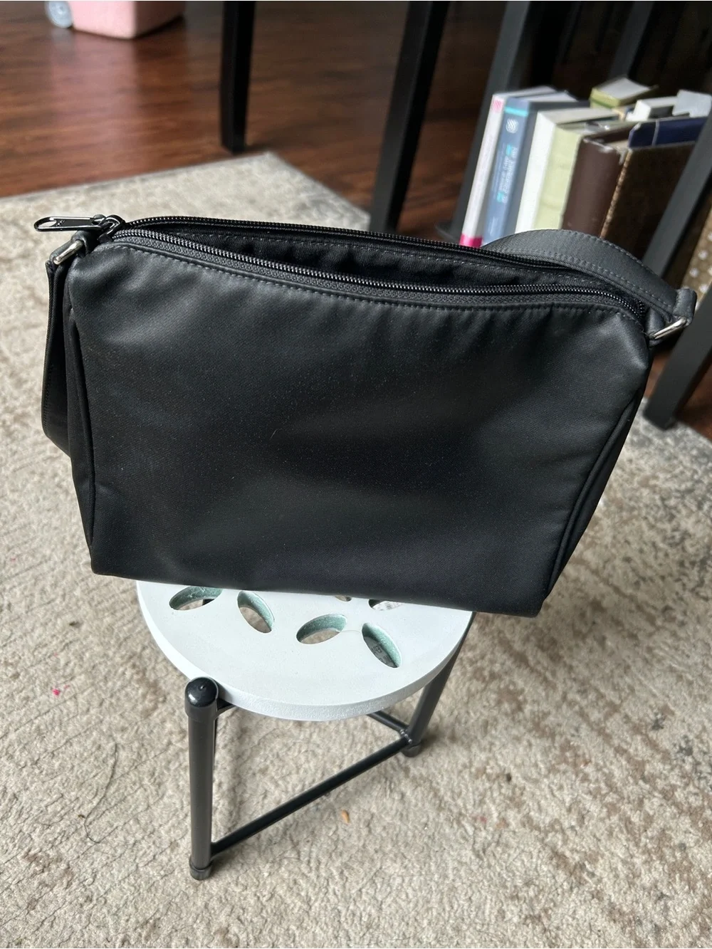 kate spade Black Nylon Shoulder Bag with Top Zip - Picture 4 of 5